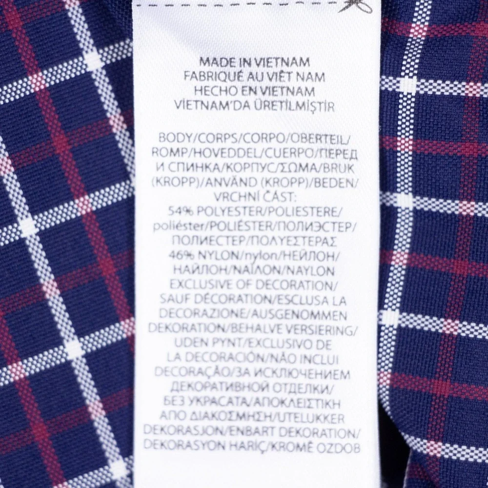 Polo Ralph Lauren Mens L Classic Fit Performance Nylon Poly Shirt Blue‎